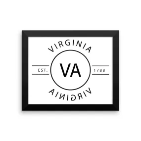 Virginia - Framed Print - Reflections