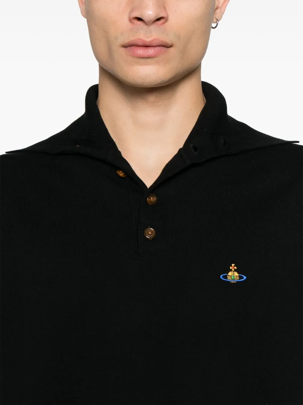 Vivienne Westwood Cotton And Cashmere Polo Shirt