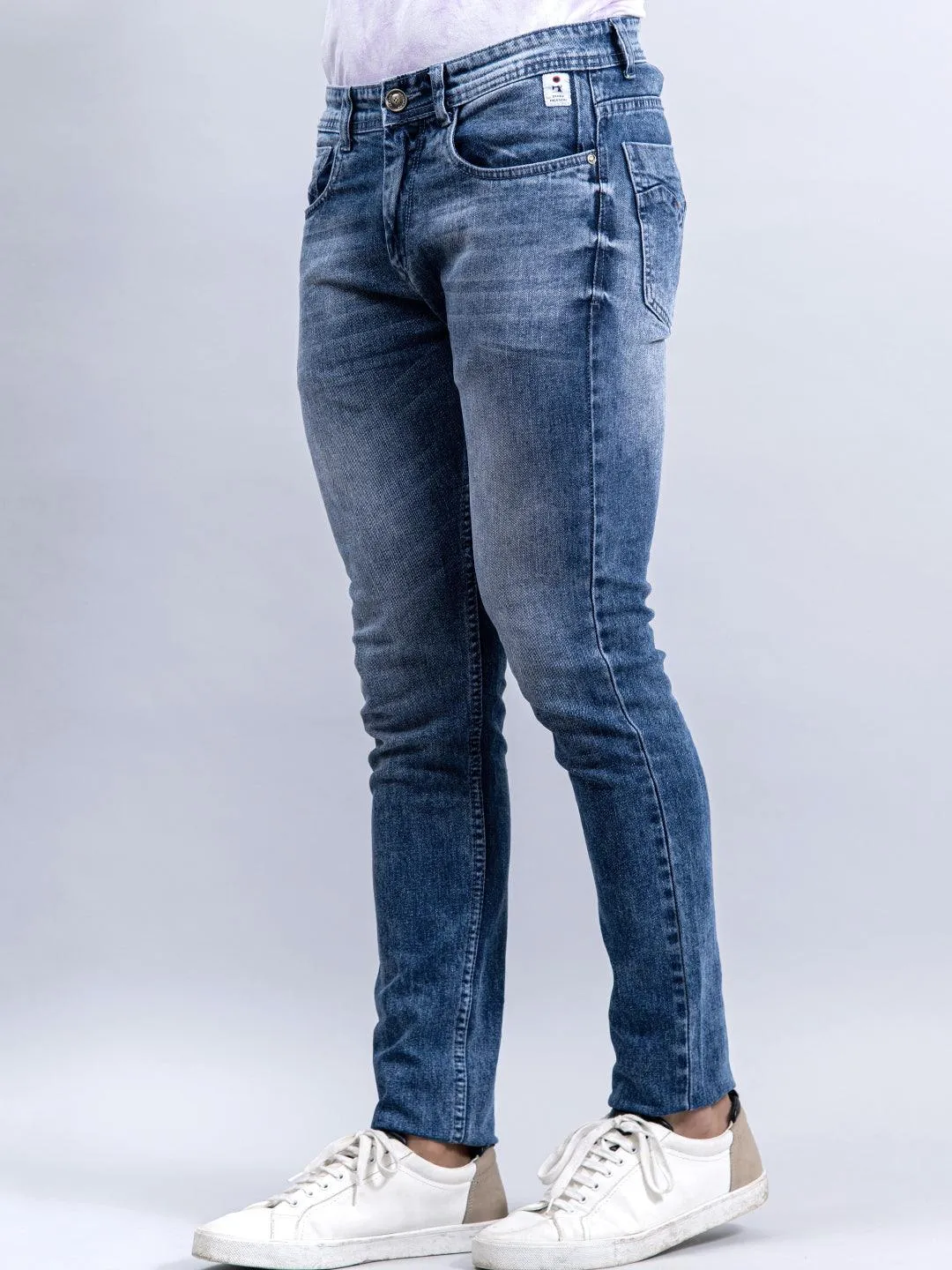 Washed Denim Men's Jeans