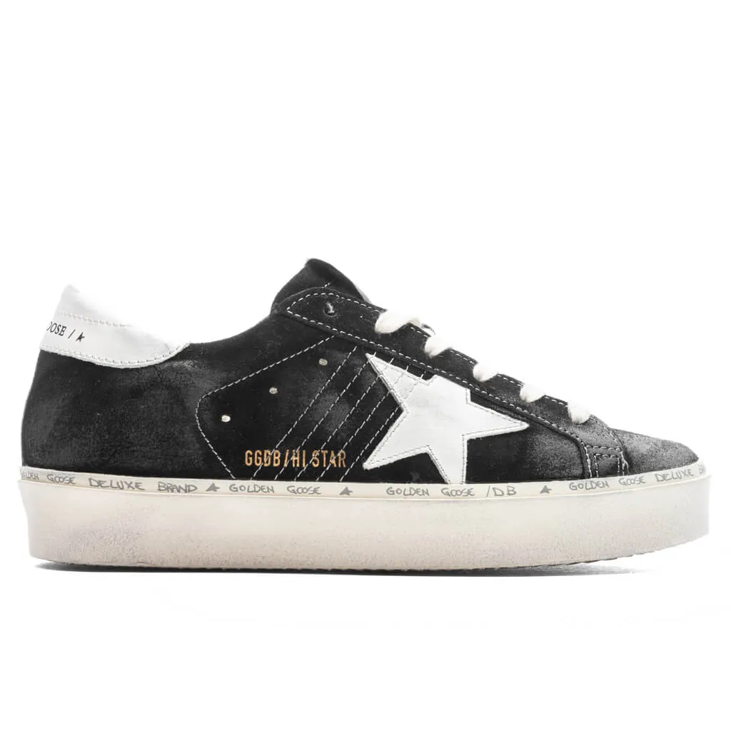 Women's Leather Suede Hi Star - Black/Milky