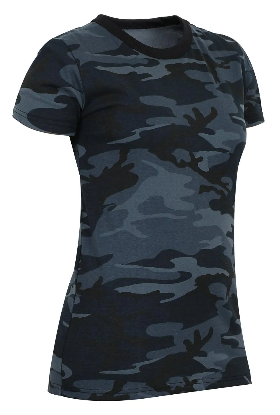 Womens Long Length Camo T-Shirt