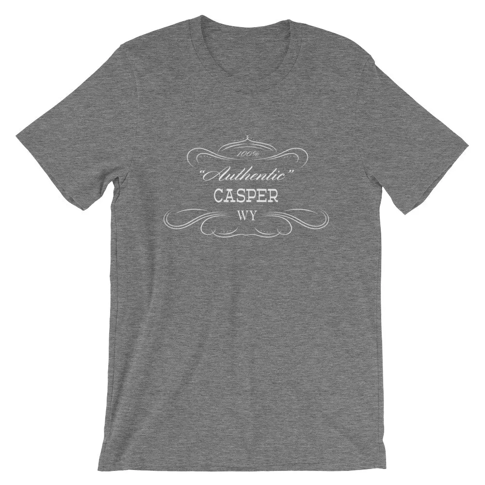 Wyoming - Casper WY - Short-Sleeve Unisex T-Shirt - Authentic